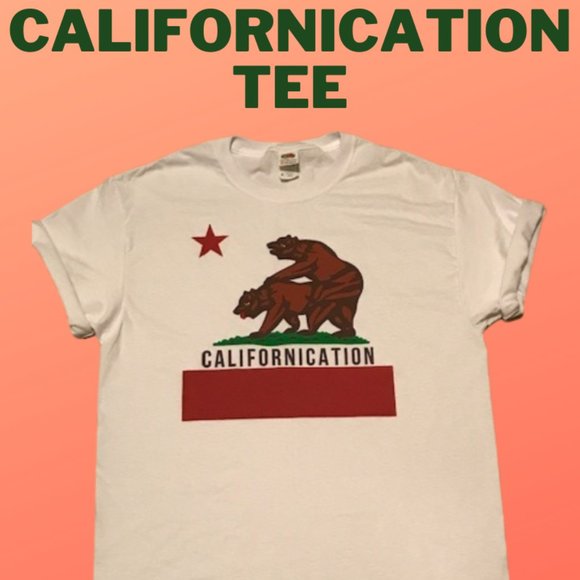 "CALIFORNICATION" Original Design Men's Graphic Tee humorous men's t shirts - Picture 1 of 4